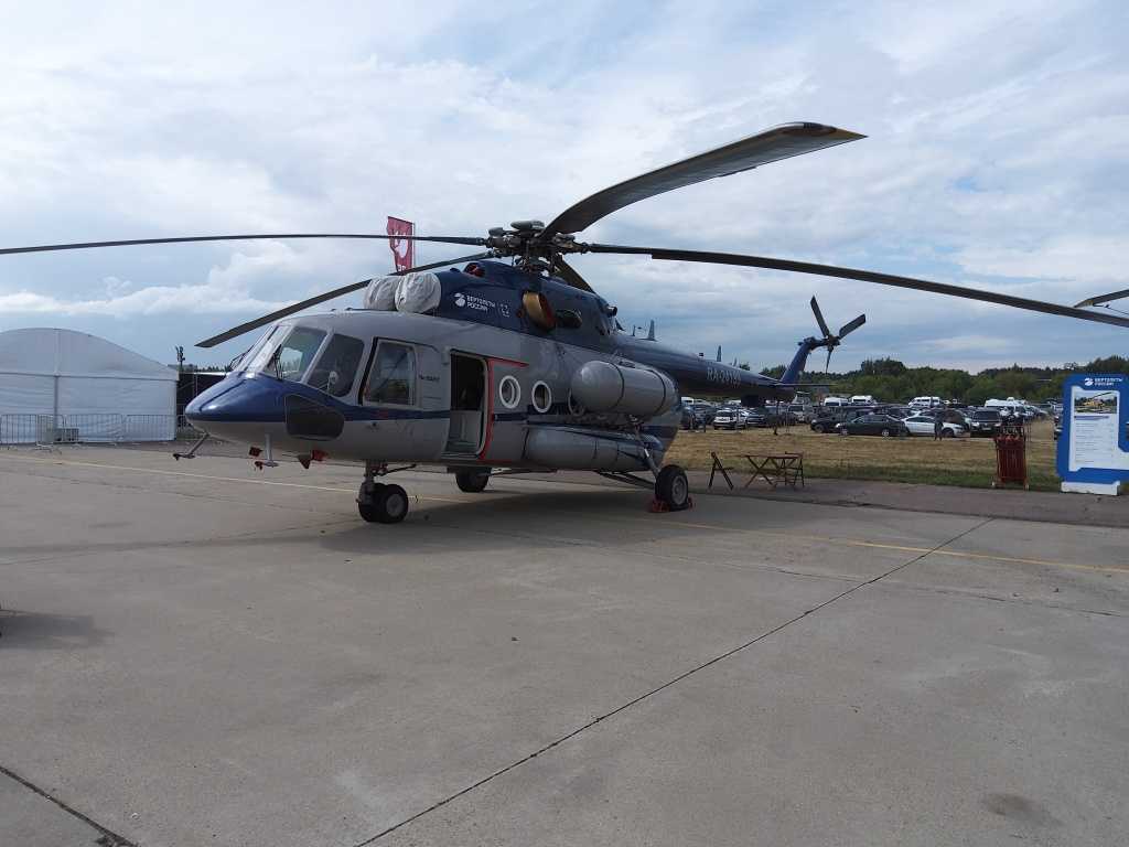 Вертолёт Ми-8AMT на МАКС-2021